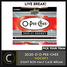 Load image into Gallery viewer, 2020-21 O-PEE-CHEE HOCKEY 8 HOBBY BOX (HALF CASE) BREAK #H906 - PICK YOUR TEAM