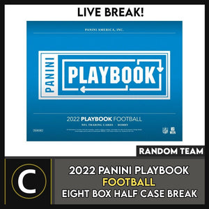2022 PANINI PLAYBOOK FOOTBALL 8 BOX (HALF CASE) BREAK #F1144 - RANDOM TEAMS