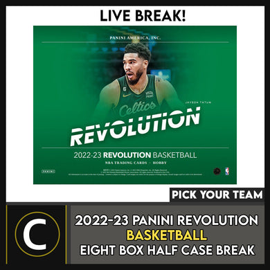 2022-23 PANINI REVOLUTION BASKETBALL 4 BOX BREAK #B949 - PICK YOUR TEAM