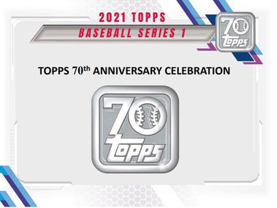 2021 Topps Series 1 Baseball Sealed Hobby Box - Free Shipping