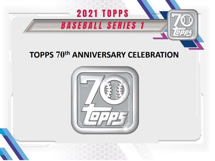 2021 Topps Series 1 Baseball Sealed Hobby Box - Free Shipping