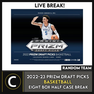 2022-23 PRIZM DRAFT BASKETBALL 8 BOX (HALF CASE) BREAK #B907 - RANDOM TEAMS