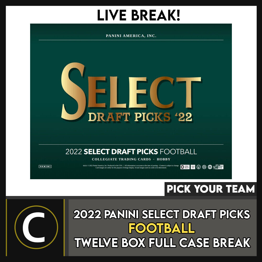 Brief Box Break: 2022 Select Football Draft Picks