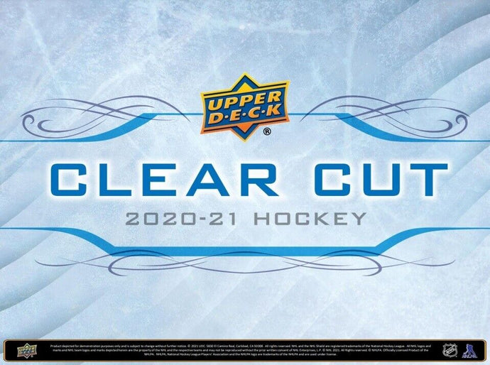 2020/21 Upper Deck Clear Cut Hockey Sealed Hobby Box - Free Shipping