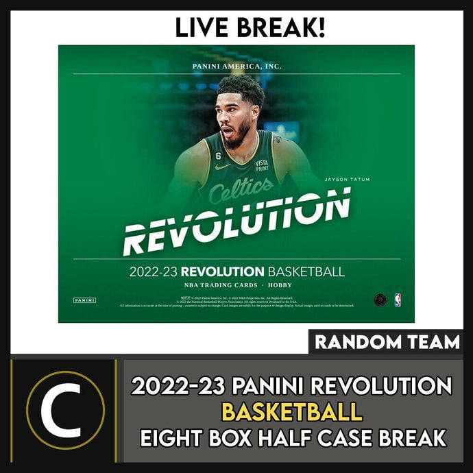 2022-23 PANINI REVOLUTION BASKETBALL 8 BOX HALF CASE BREAK #B951 - RANDOM TEAMS