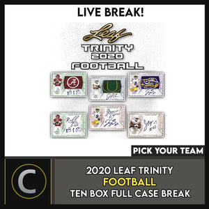 2020 PANINI ONE FOOTBALL HOBBY 10 BOX CASE BREAK #1 - RANDOM HIT STYLE  (Every Spot Gets an Auto) » Dynasty Breaks - Sports Card Box and Case Group  Breaks Live