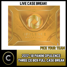 Load image into Gallery viewer, 2017-18 PANINI OPULENCE BASKETBALL 3 BOX FULL CASE BREAK #B040 - PICK YOUR TEAM